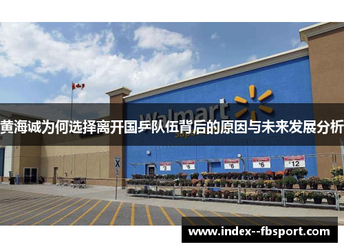 黄海诚为何选择离开国乒队伍背后的原因与未来发展分析